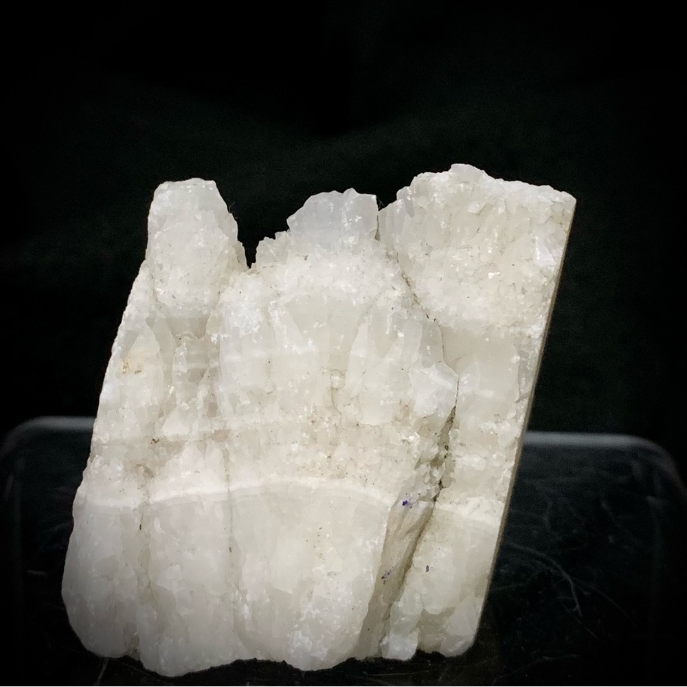 💗Raw White Banded Calcite Crystal | Natural Cleavage Specimen | 2.8 oz